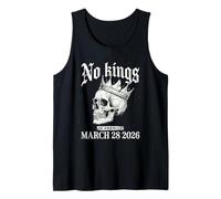 No Kings In America Skull Marzo 28 2026 Camiseta sin Mangas