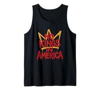 No Kings In America Street Art Pro Democracia Político Camiseta sin Mangas
