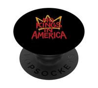No Kings In America Street Art Pro Democracia Político PopSockets PopGrip Adhesivo
