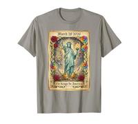 No Kings In America Tarot Card Estatua de la Libertad Camiseta