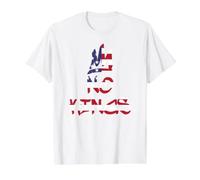 No Kings - No Reyes Camiseta gráfica económica, Hombre, Blanco, S
