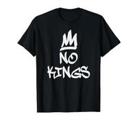 NO Kings - No Reyes Camiseta gráfica económica, Hombre, Negro, XL