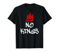 NO Kings - No Reyes Camiseta gráfica económica, Hombre, Negro, XL