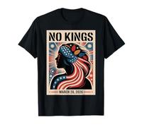 No Kings Protest March 28 2026 Bandera Feminista Believe Women Camiseta