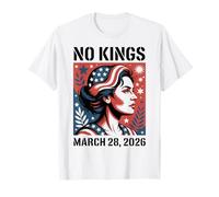 No Kings Protest March 28 2026 Bandera Feminista Mujeres Lesbianas Camiseta