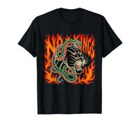 No Kings Protest Pantera Serpiente Tatuaje Resiste Angustiado Camiseta