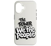 No Kings Protest The Power of We The People March Carcasa para iPhone 16