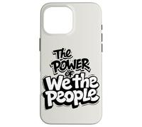 No Kings Protest The Power of We The People March Carcasa para iPhone 16 Pro MAX