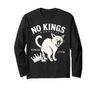 No Kings Shirt Cat Since 1776 en América Patriotic 2026 Manga Larga