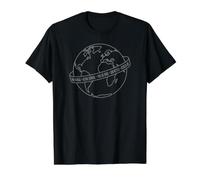No Kings Sin Reyes Democracia Globo Mundial Camiseta gráfica económica, Hombre, Negro, S