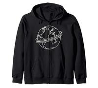 No Kings Sin Reyes Democracia Globo Mundial Sudadera con Capucha