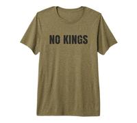 No Kings Sin Reyes Protesta Democracia Libertad Camiseta Premium