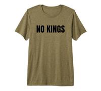 No Kings Sin Reyes Protesta Democracia Libertad Camiseta Premium