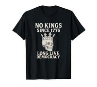 No Kings Since 1776 - Diseño patriótico prodemocracia Camiseta