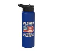 No Kings Since 1776 Fight Oligarchy Stainless Steel Insulated Water Bottle