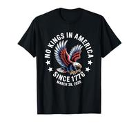 No Kings Since 1776 Protestan March 28 2026 Resist Eagle Flag Camiseta