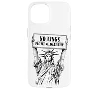 No Kings Statue of Liberty Fight Oligarchy Carcasa para iPhone 15