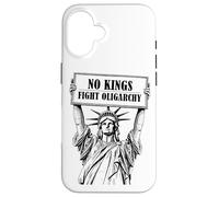 No Kings Statue of Liberty Fight Oligarchy Carcasa para iPhone 16