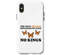 No Kings The Only Orange MONACHRS We Need Butterfly Carcasa para iPhone X/XS