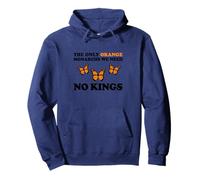 No Kings The Only Orange MONACHRS We Need Butterfly Sudadera con Capucha