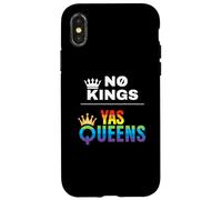 No Kings Yas Queens Rainbow Pride Carcasa para iPhone X/XS