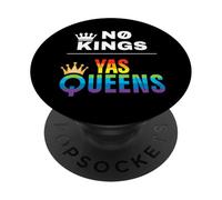 No Kings Yas Queens Rainbow Pride PopSockets PopGrip Adhesivo