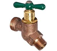 No-Kink Hose Bibb With Vacuum Breaker, Lead-Free, 1/2 MIP x 3/4-In. Hose Thread -261LF