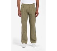 No Label Mayfair Cotton-linen Olive Talla: 48 | Pantalones Outlet | Hombre | Verde