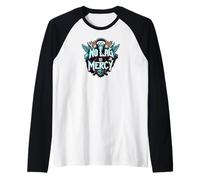 No Lag No Mercy Gaming Design Pro Gamer Esports Camiseta Manga Raglan