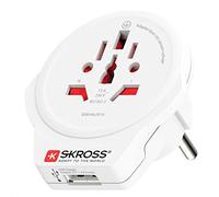 ADAPTADOR DE ENCHUFE A EUROPEO SKROSS USB