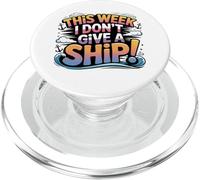 No le doy un barco de vacaciones cruceros por el océano PopSockets PopGrip para MagSafe