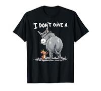 No le doy un Culo de Ratas Burro sarcástico Divertido Juego de Palabras Camiseta