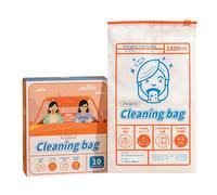 No Leaks Absorbent Vomit Bags, Portable Emergencies Nausea Bags, Disposables Gel Absorción Vomit Bags, Odor Control Vomit Containment Bag 12.2x7.09" for Travel (10 Pieces)