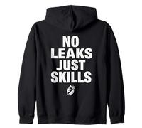 No Leaks Just Skills Blue Collar Plumber Plumbing Sudadera con Capucha
