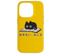 No leas, Solo Neko | Amantes Divertidos de los Libros de Gatos Negros Carcasa para iPhone 14 Pro