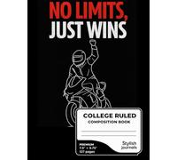 NO LIMITS, JUST WINS | COMPOSITION-JOURNAL-SARA M | NOTEBOOKS: Built for dreamers, doers, and game-changers