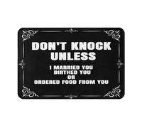 No Llames A Menos Que Me Haya Casado, Te Haya Casado O Te Haya Pedido Comida Alfombra Baño Secado Rápido Alfombrilla De Baño Suave Felpudos Entrada para Jardín Pasillo Oficina 40X60Cm