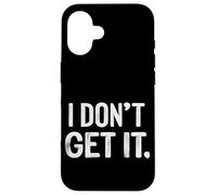No lo Entiendo Sello Carcasa para iPhone 16