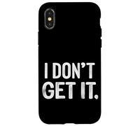 No lo Entiendo Sello Carcasa para iPhone X/XS