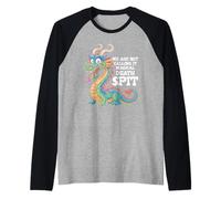 No lo Estamos Llamando Muerte Mágica Escupir Dragón Amante Animal Camiseta Manga Raglan