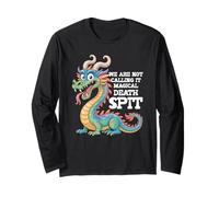 No lo Estamos Llamando Muerte Mágica Escupir Dragón Amante Animal Manga Larga