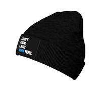 No Lo Sé, Solo Trabajo Aquí Unisex Gorro De Punto Resistente Al Viento Watch Cap Grueso Gorros con Vuelta para Esquí Clima Frío Correr