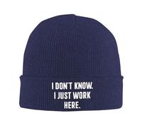 No Lo Sé, Yo Solo Trabajo Aquí. Gorro De Punto Sencillos Gorro Invierno Termicos Gorros para Deportes Ciclismo Hombre