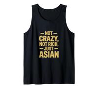 No Loco No Rico Solo asiático Divertido Dicho Camiseta sin Mangas