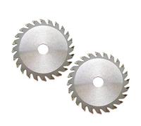 NO LOGO LT-Discs, 2pcs 85 mm 15 mm Diámetro 24T Cuchilla for Sierra Circular Disco de Corte Madera Metal Plástico Acero for Worx WX423 RK3440K (tamaño : 85mm)