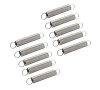 NO LOGO NJ-Spring, 10pcs de Acero Inoxidable de 0,5 mm de Espesor de la extensión del Resorte resortes de extensión con Ganchos 15-50mm Pequeño muelles de tracción (tamaño : 0.5x5x20mm)