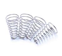 NO LOGO NJ-Spring, 5pcs Torre Muelles cónicos Cono Resorte de compresión de Acero Inoxidable 304 de la Forma cónica del Resorte de presión Diámetro de Alambre 0.4-0.8mm (tamaño : 0.4x6 9x11x7mm)
