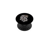 No Longer Living In Sin Matrimonio, Boda, Pareja - PopSockets PopGrip Adhesivo