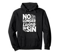 No Longer Living In Sin Pareja de Bodas matrimoniales - Sudadera con Capucha