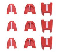No-mar Pad Kit de 9 piezas para grapadora 42-38-0017, juego de juntas de plástico que no deja marcas con punta curva para evitar daños en la superficie y para garantizar una alineación precisa de las